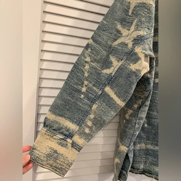 NWOT Free People All the Stars jacket oversized boho Medium novelty casual - Picture 6 of 9